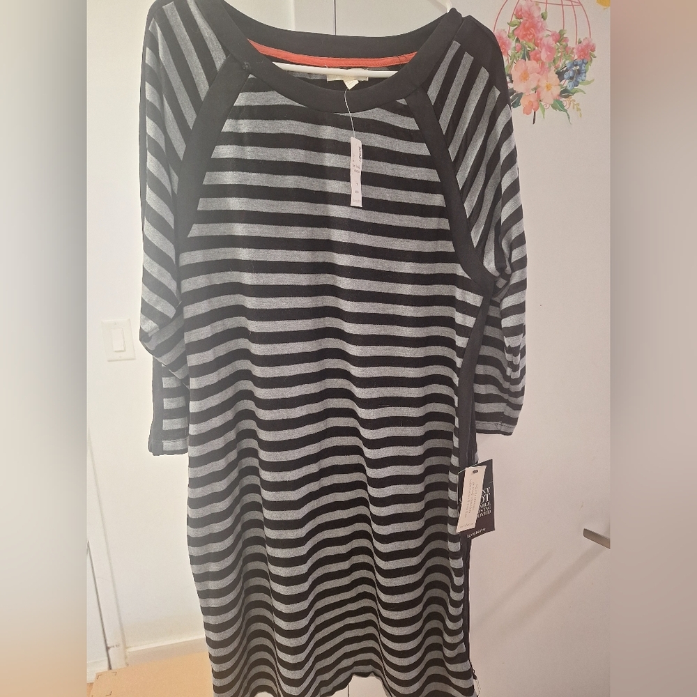 Loralette Striped dress - 2X NEW